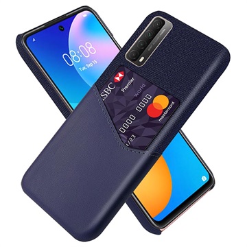 KSQ Huawei P Smart 2021 Case with Card Pocket - Blue