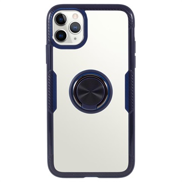 iPhone 11 Pro Max Hybrid Case with Ring Holder - Blue