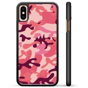 iPhone X / iPhone XS Protective Cover - Pink Camouflage