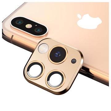 iPhone XS Max Fake Camera Sticker - Gold