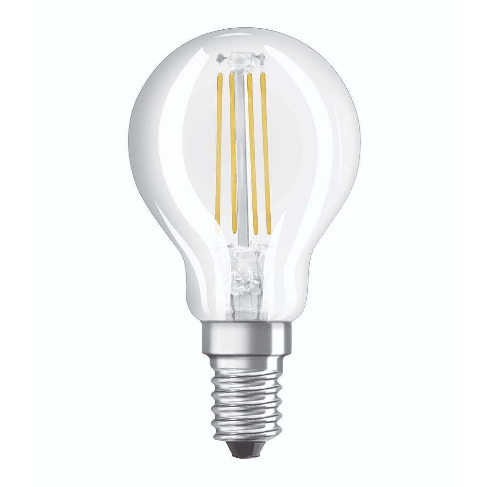 Osram Relax and Active Classic E14 P45 4W 827 470lm Filament | Extra Warm White - Replaces 40W