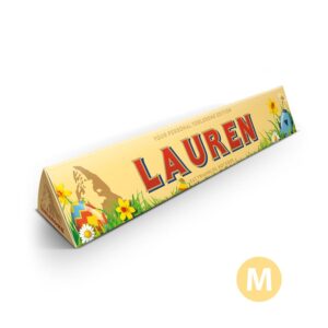 Toblerone bar with name and picture - Easter - Medium