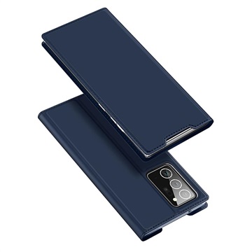 Dux Ducis Skin Pro Samsung Galaxy Note20 Ultra Flip Case with Card Slot - Blue